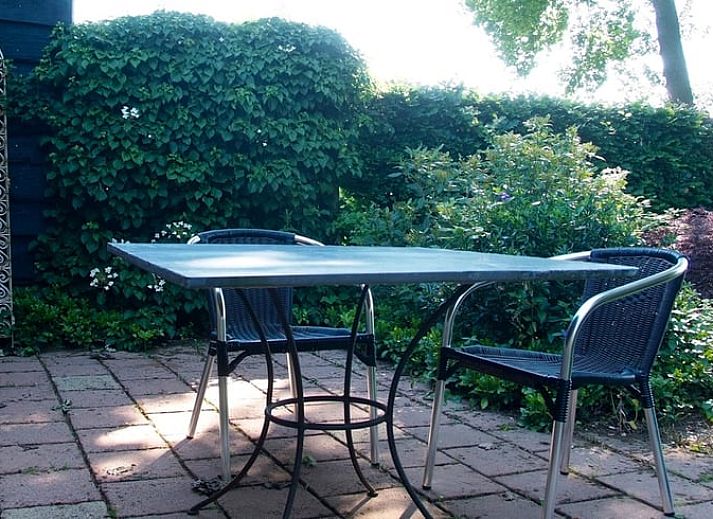 Rustikale Ecke von Cottage in Zuidwolde, Cottage mit Backsteinmauern, Suedwest-Drenthe, Drenthe.