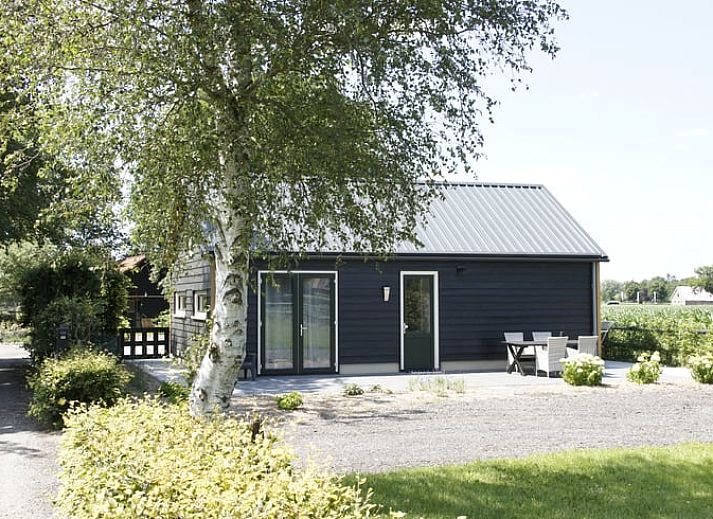 Knusse zithoek in Vakantiehuis in Zuidwolde, Zuidwest Drenthe met uitzicht op de natuur.