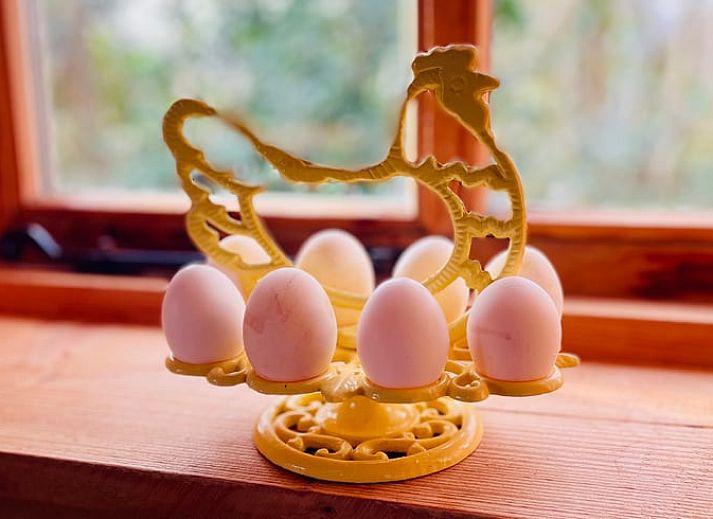 Comfortabele slaapkamer met sfeerverlichting in Vakantiehuisje in Zuidwolde, Zuidwest Drenthe