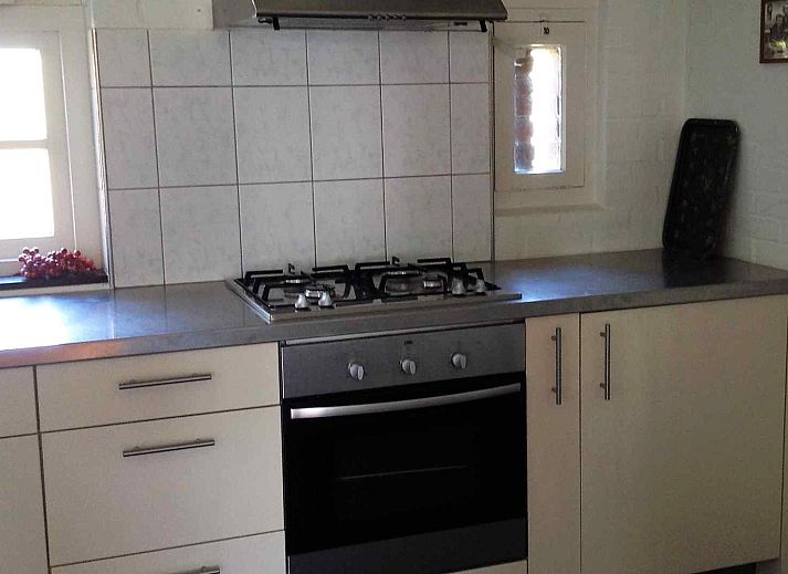 Prachtig uitzicht op groene velden vanuit vakantiehuis DG1377 in Zuidwolde, Drenthe.