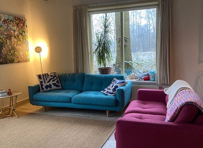 Blick auf die Umgebung des Ferienhauses in Ruinen, Drenthe.