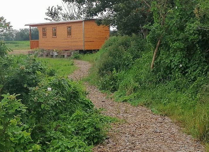 Moderne keuken in Huisje in Wapserveen, perfect voor een comfortabel verblijf in Zuidwest Drenthe.