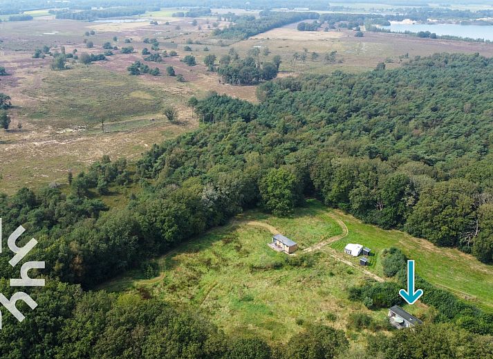 Naturpfade rund um das Ferienhaus DG469 in Dwingeloo, Suedwest-Drenthe, Drenthe.