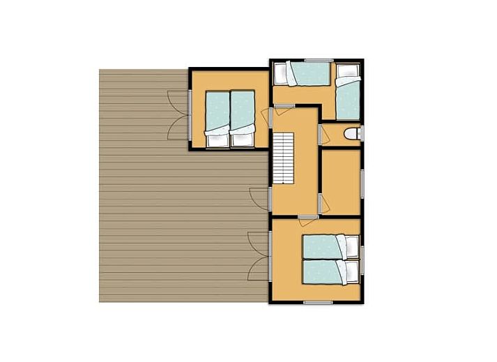 Heidelodge vacation home in Dwingeloo, Southwest Drenthe, surrounded by lush nature and views of a beautiful lake.