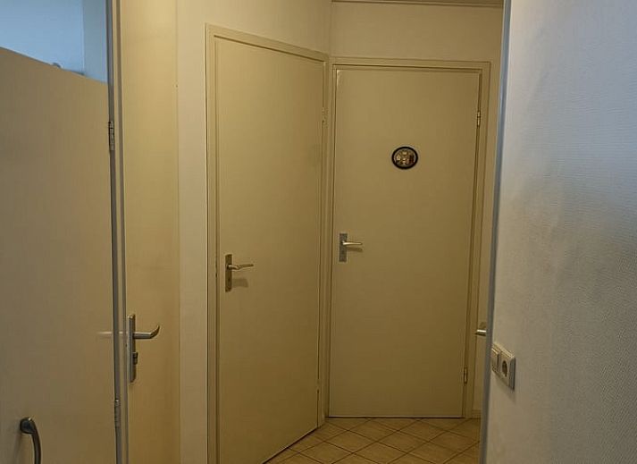 Eingang zum Ferienhaus in Pesse mit Auffahrt und gruenen Hecken im Suedwesten von Drenthe.