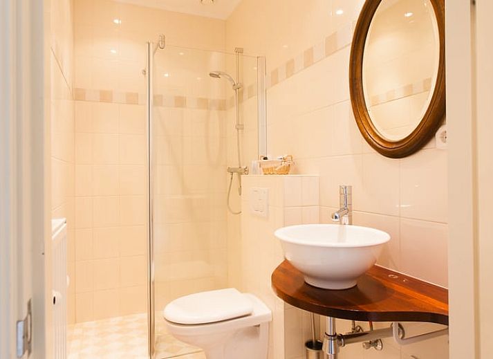 Ueppiger Garten mit Teich im Ferienhaus in Ruinerwold, mitten im Gruenen in Suedwest-Drenthe gelegen.