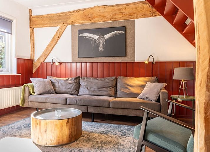 Rustic cottage in Ruinerwold with thatched roof, located in the green Southwest Drenthe.