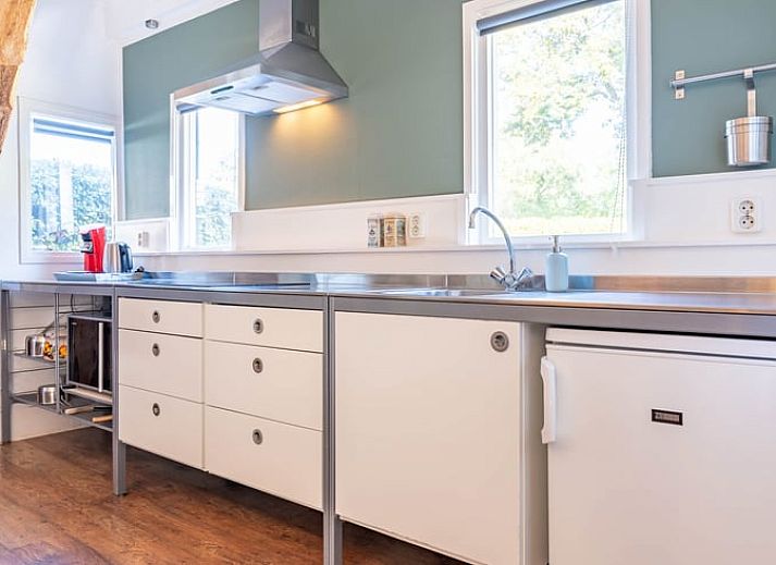 Rustic cottage in Ruinerwold with thatched roof, located in the green Southwest Drenthe.