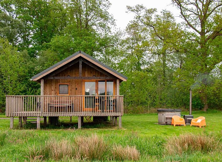Unterkunft 201449 • Ferienhaus Zuidwest Drenthe • Knusse 4 persoons Lodge met hottub op een unieke locatie