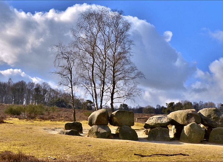 Gastenboek van Vakantiehuis in Zorgvlied, Zuidwest Drenthe, met positieve recensie en tekening.