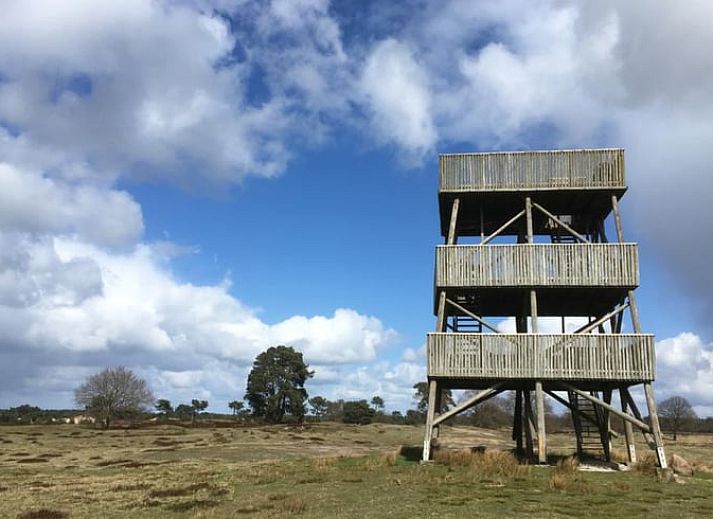 Gastenboek van Vakantiehuis in Zorgvlied, Zuidwest Drenthe, met positieve recensie en tekening.