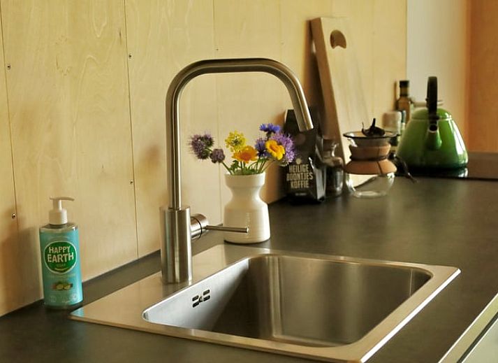 Interior of Holiday Home in Vledder, Southwest Drenthe, overlooking nature.