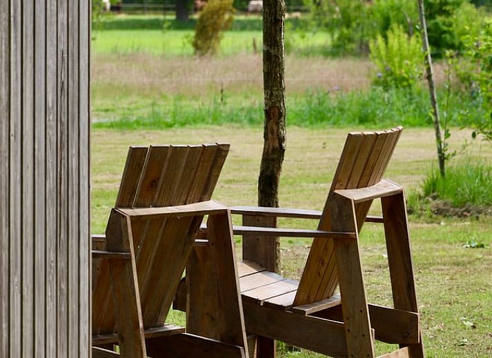 Cozy living room in Holiday Home in Vledder, Southwest Drenthe, with modern furnishings.