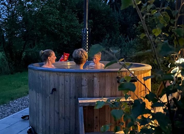 Terrace of Holiday Home in Vledder, ideal for relaxation in Drenthe.