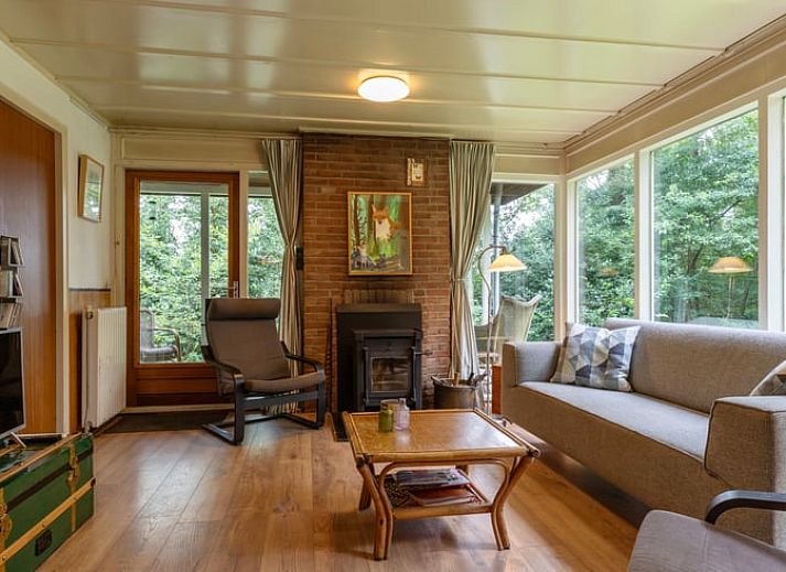 Gemuetliches Ferienhaus in Wateren, Westerveld mit Terrasse im waldreichen Suedwesten von Drenthe, ideal fuer Naturliebhaber.