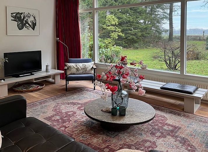 Sonnenaufgang am Ferienhaus in Wateren, Westerveld, Ferienhaus inmitten der Natur in Suedwest-Drenthe.