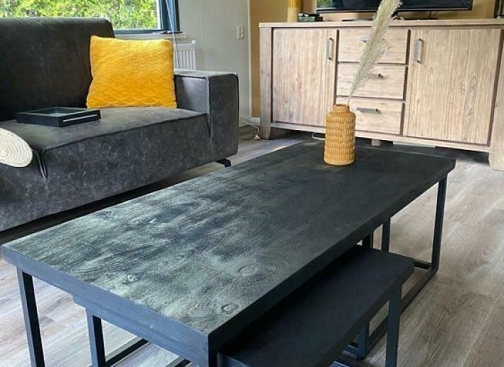 Cozy porch of Cottage 54 in Wateren, Southwest Drenthe, perfect for relaxing outdoor seating.