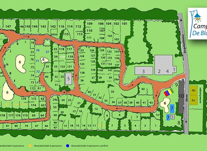 Stylish interior of Cottage 54 in Wateren, Drenthe, with a cozy sitting area and flat-screen TV.