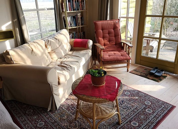 Enjoy the tranquility on the terrace of Holiday cottage in Wittelte, Southwest Drenthe. Perfect place to relax in nature.