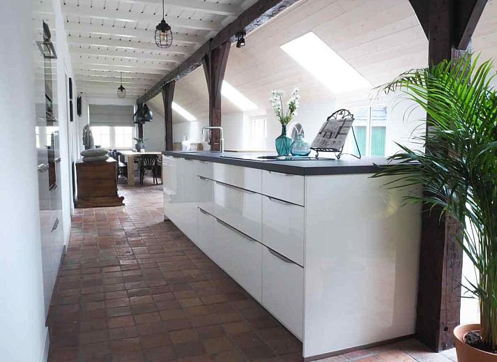 Stilvolle Kueche in der Ferienunterkunft DG262, Uffelte, Drenthe.