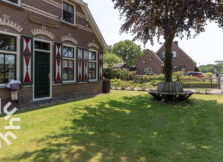Kompakte Toilettenanlage im Ferienhaus DG407, Uffelte, Suedwest-Drenthe.
