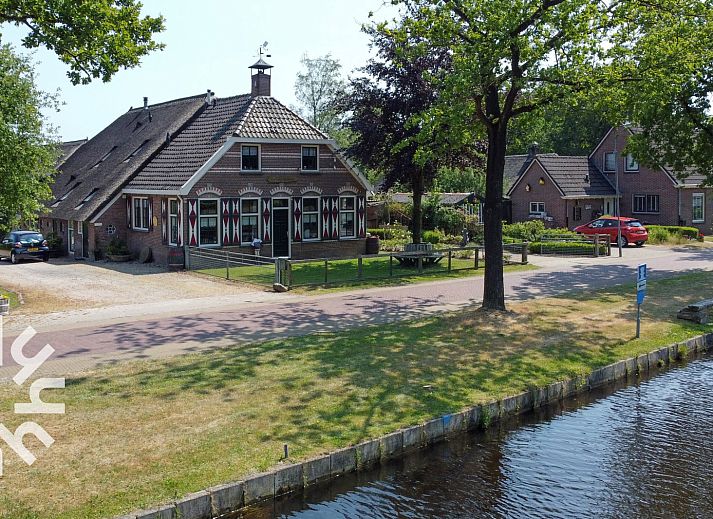 Kompakte Toilettenanlage im Ferienhaus DG407, Uffelte, Suedwest-Drenthe.