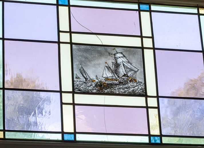 Eingang zum Ferienhaus in Nijeveen, Suedwest-Drenthe, mit laendlichem Ambiente.