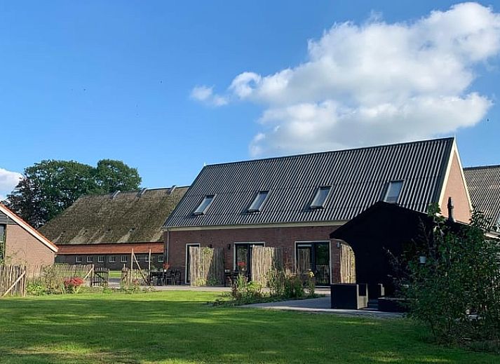 Huisje in Frederiksoord, een charmant vakantiehuis in Zuidwest Drenthe met een ruime tuin en landelijke sfeer.