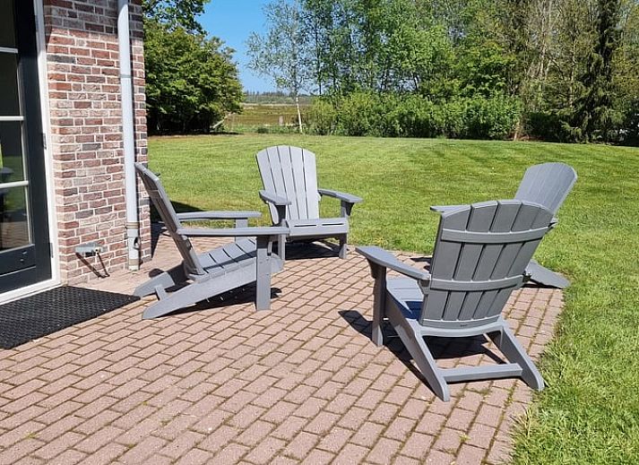 Blick vom Ferienhaus in Oude Willem ueber die weite Landschaft im Suedwesten von Drenthe, ideal fuer Naturliebhaber.
