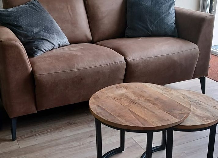 Spacious terrace at Holiday home in Oude Willem, located in green Drenthe.