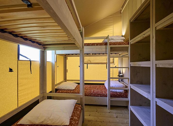 Cozy glamping lodges at Safaritent Wood in Biddinghuizen, surrounded by nature in Eastern Flevoland.