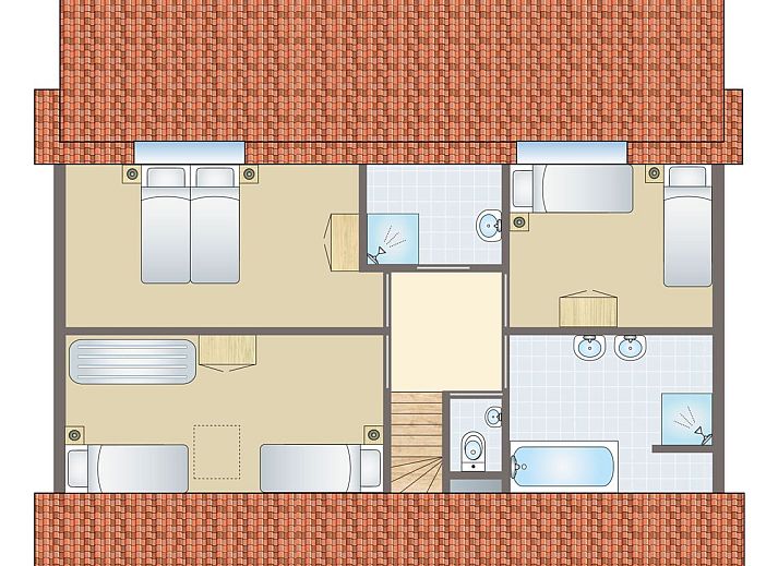 Unterkunft 2101207 - Bungalow Oostelijk Flevoland - Waterparc Veluwemeer | 10-persoons villa - Villa | 10FL2