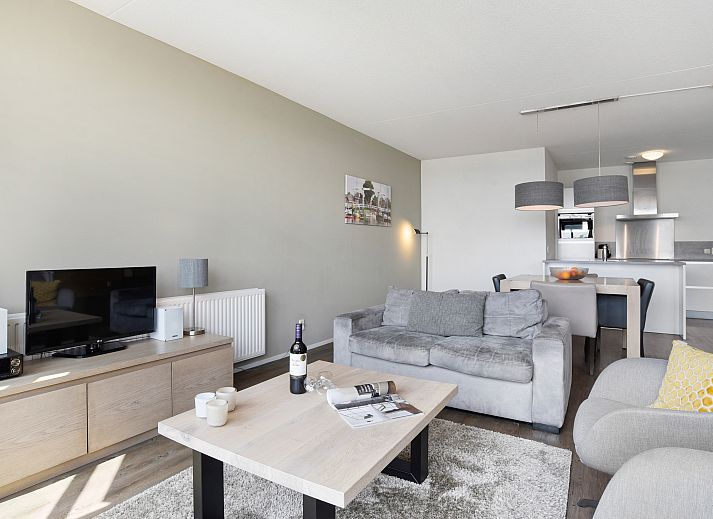 Plattegrond van Waterparc Veluwemeer 6-persoons appartement 6BEA in Biddinghuizen, Flevoland. Ruime indeling met moderne voorzieningen.
