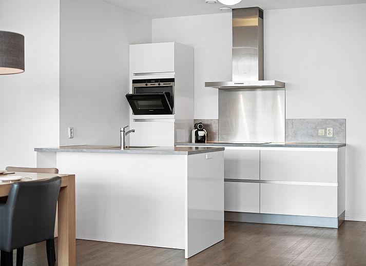 Plattegrond van Waterparc Veluwemeer 6-persoons appartement 6BEA in Biddinghuizen, Flevoland. Ruime indeling met moderne voorzieningen.