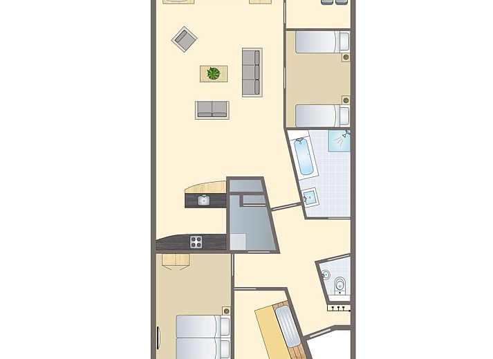 Unterkunft 210135 • Bungalow Oostelijk Flevoland • Waterparc Veluwemeer | 4-persoons appartement | 4LA