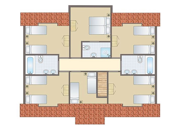 Guest house 210157 - Bungalow Oostelijk Flevoland - Waterparc Veluwemeer | 16-persoons villa | 16N