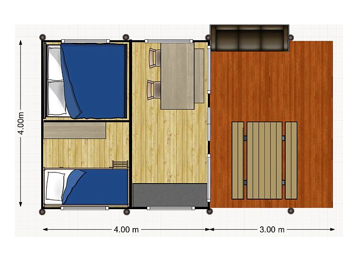 Verblijf 210526 - Tenthuis Oostelijk Flevoland - Lodge Stuga - MIG