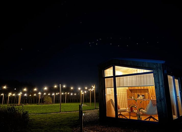 Aerial view of Holiday cottage in Emmeloord, surrounded by nature in Eastern Flevoland, Flevoland.