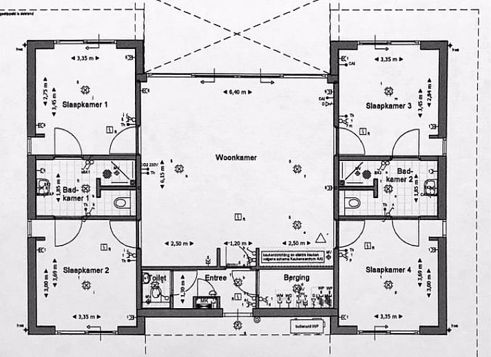 Schoene Aussicht auf das Wasser vom Ferienhaus in Zeewolde, Sued-Flevoland.