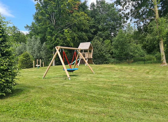 Schoene Aussicht auf das Wasser vom Ferienhaus in Zeewolde, Sued-Flevoland.