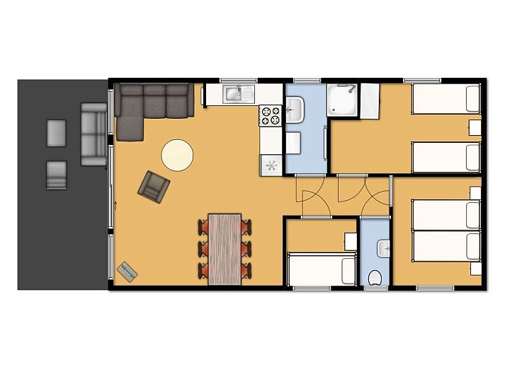 Guest house 220274 - Chalet Zuidelijk Flevoland - Chalet Strandzicht