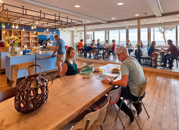 Stylish bathroom facilities at Stayokay Hostel Terschelling, West Terschelling, Wadden Islands.
