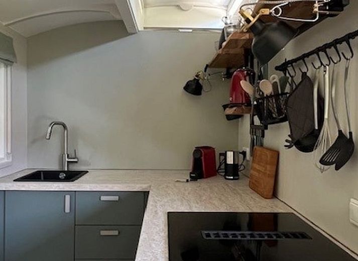 Innenbereich des Ferienhauses in Appelscha, gemuetliches Ferienhaus in den friesischen Waeldern, Friesland.