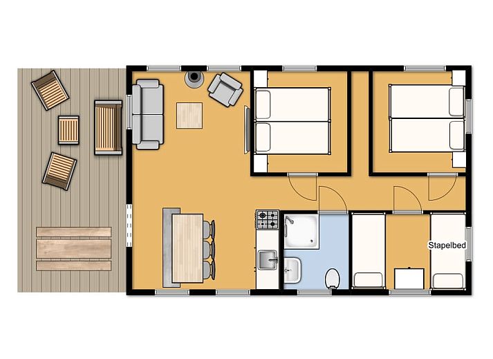 Guest house 230332 - Tent house Friese bossen - Safaritent de Wold Lodge