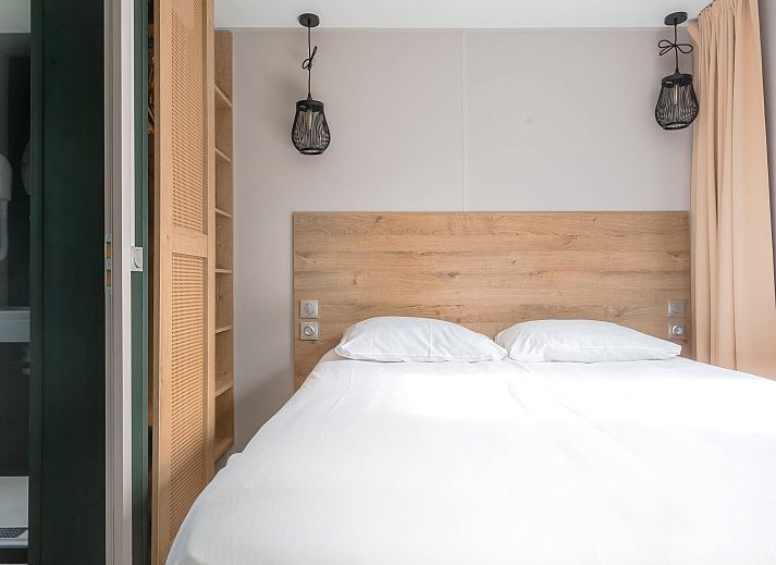 Stijlvolle woonkamer in Mobil home de Juffer, Appelscha, stacaravan in de Friese bossen, Friesland.