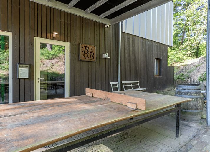 Essecke und Schlafzimmer im Ferienhaus in Appelscha, Friesische Waelder, Friesland