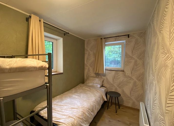 Ferienhaus in Appelscha, mit stilvollem Aussenbereich und gemuetlichem Aufenthaltsraum in den friesischen Waeldern, Friesland.