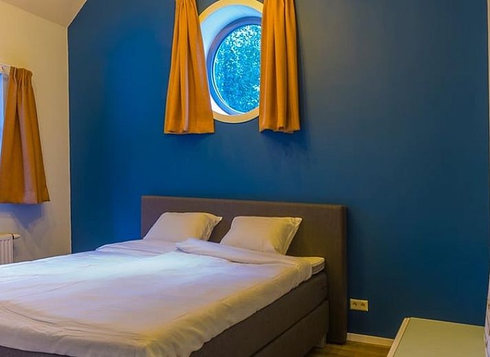 Terrace of Holiday Home in Appelscha, located in the Frisian forests of Friesland.