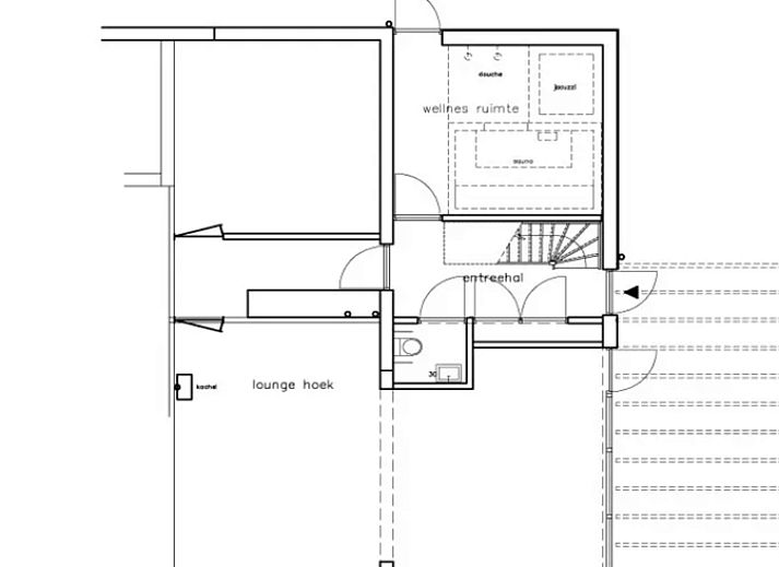 Cozy bedroom with round windows in Holiday home in Appelscha, Frisian forests.