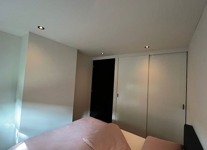 Lavendel in bloembak bij Vakantiehuis in Siegerswoude, te midden van de Friese bossen in Friesland.